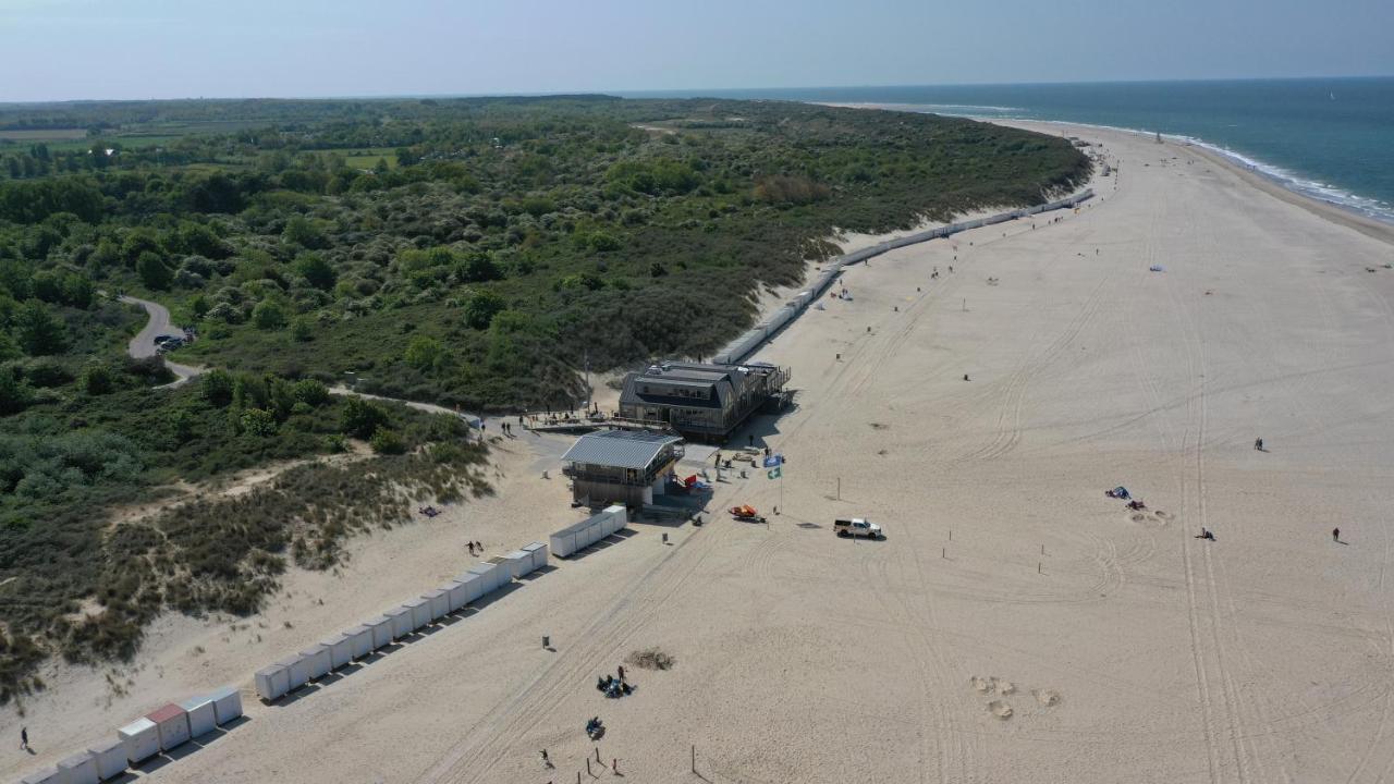 Strandbungalows Vrouwenpolder Exterior foto