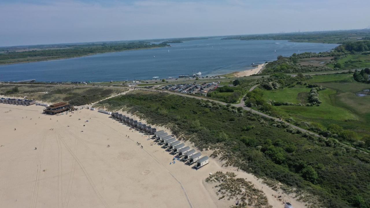 Strandbungalows Vrouwenpolder Exterior foto