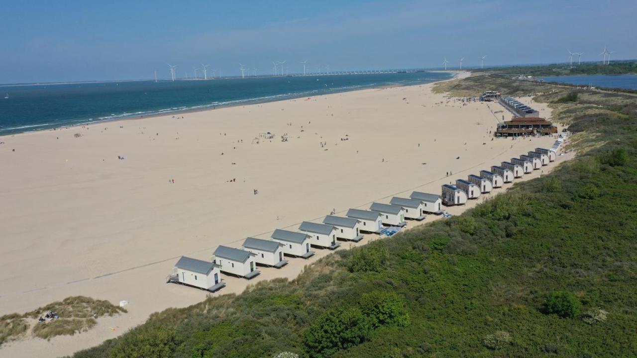 Strandbungalows Vrouwenpolder Exterior foto